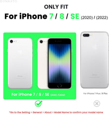 ORNARTO iPhone SE 3 Silikon Case 2022 Hülle Ultra Dünn