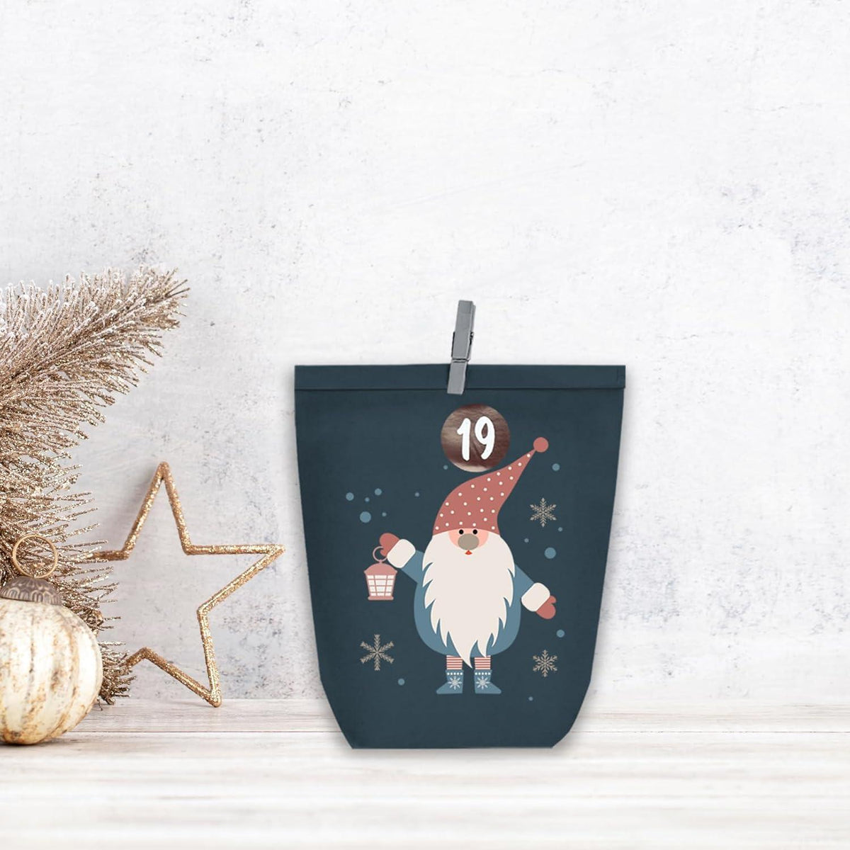 Adventskalender Tüten zum Basteln & Befüllen Weihnachtskalender Set