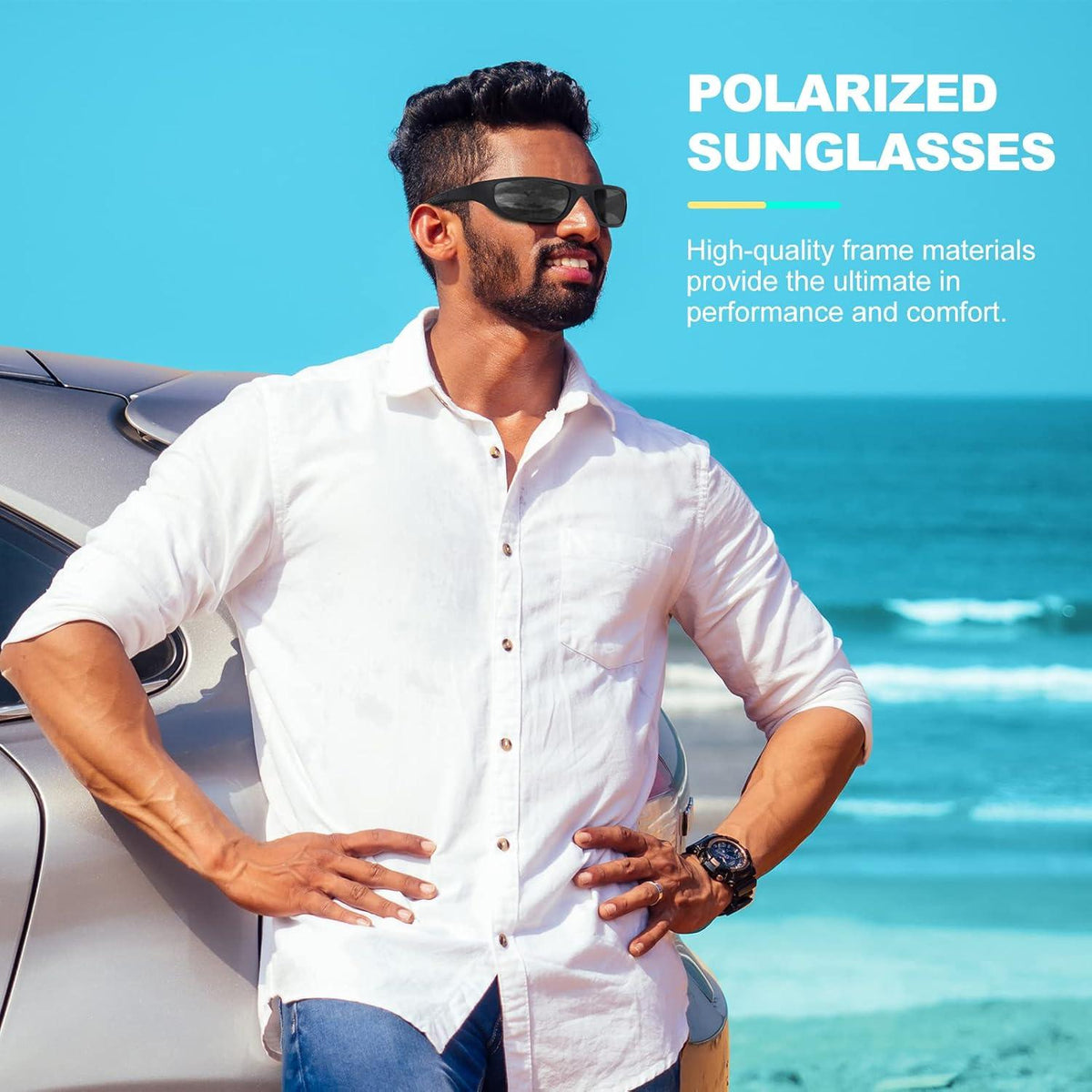 Polarisierte Sportsonnenbrille UV400 Schutz VI367