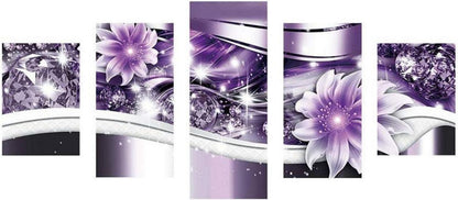5D Diamond Painting Set DIY Kunst Handwerk Haus Wand Dekor 5-teilig