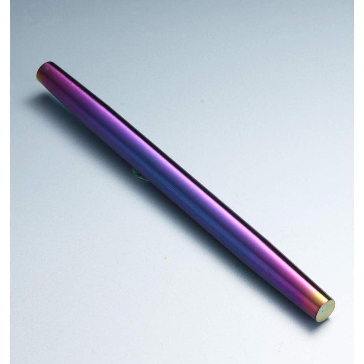 Teigroller Edelstahl 42cm mit Regenbogen Titanbeschichtung