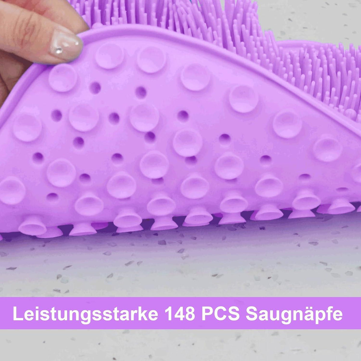 Fußwäscher Massage Pad Rutschfeste Matte für Füße Peeling und Entspannung
