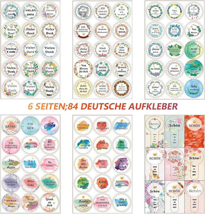 Papiertüten mit Aufkleber für Geschenke, Kindergeburtstag, Party - 40 Stück