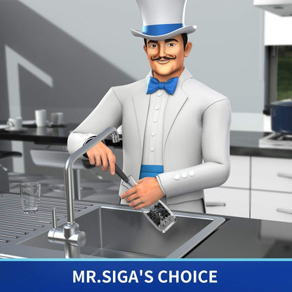 MR.SIGA Langgriff-Flaschenbürste für Wasserflaschen