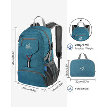 Ultraleichter Waterfly Faltbarer 20L Rucksack - Outdoor