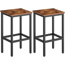 HOOBRO Barhocker Set 2er, Vintage Metallgestell 65