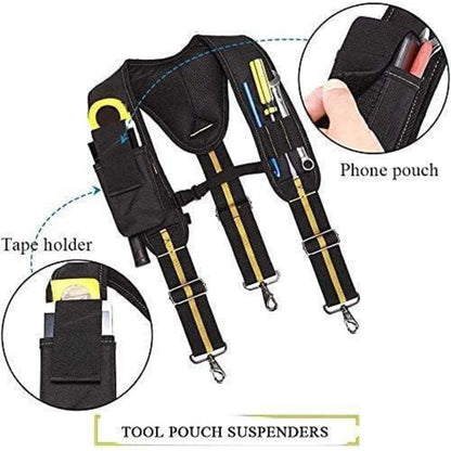 Hosenträger-Werkzeuggürtel Nylon Robust Elektriker Tischler