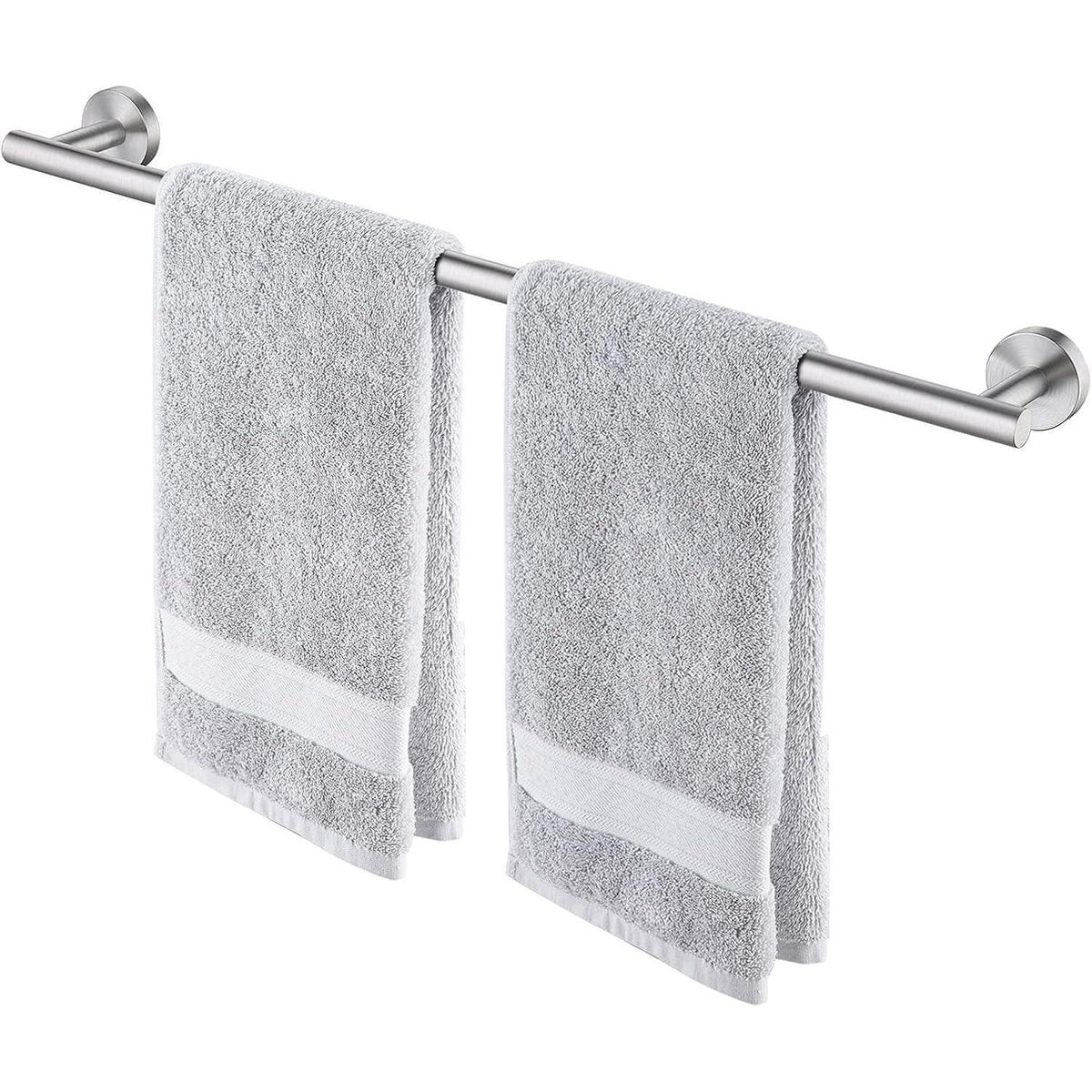 Edelstahl Handtuchhalter 70cm gebürstet, rostfrei, Wandmontage
