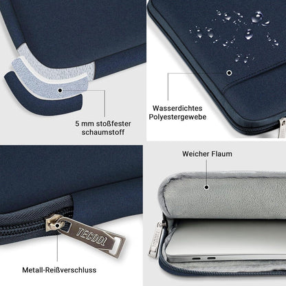 TECOOL 15,6 Zoll Laptoptasche Hülle Wasserdicht Schutzhülle
