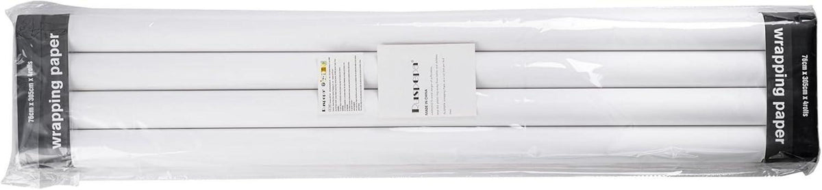 Weihnachtsgeschenkpapierrolle Rosa Grau Glitzer Hirsch 4 Rollen