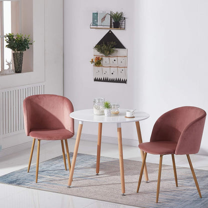 Runder Esstisch Weiß 80cm – Skandinavischer Küchentisch