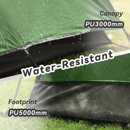 Forceatt Zelt 2/3/4 Personen Camping Wasserdicht Ultraleicht