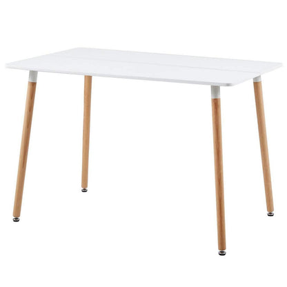 Rechteckiger Esstisch Weiß – Skandinavisch, 110x70cm