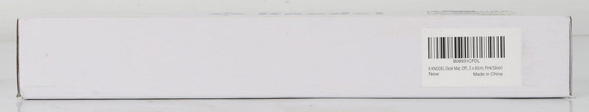 Upgrade Knodel Schreibtischunterlage wasserdicht PVC-Leder (60cm x 35cm) Rosa/Silber
