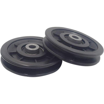 Umlenkrolle 90mm Nylon für Fitnessgeräte, Garagentore, Kabelzug (4 Stück)