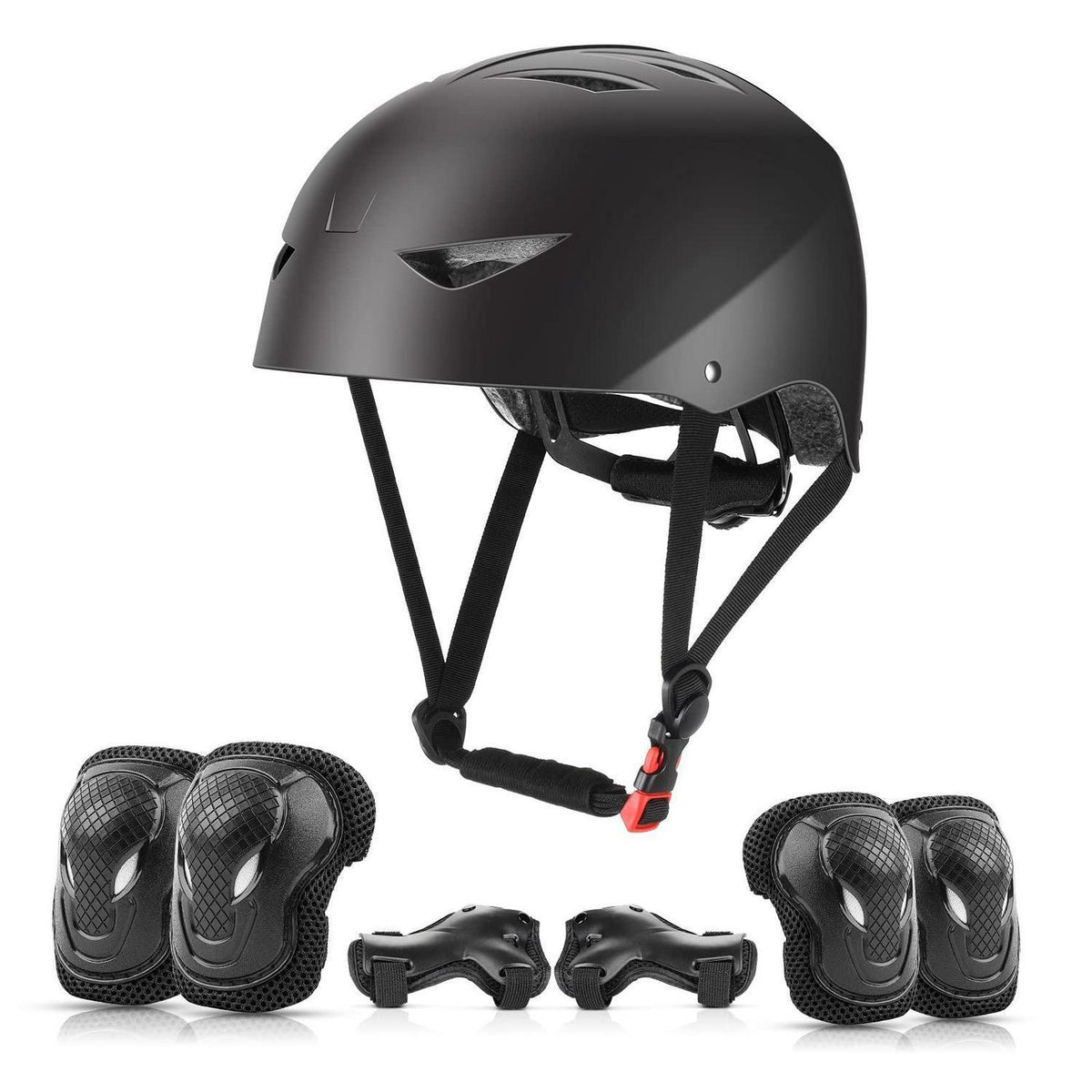 Kinder Skaterhelm Set mit Schutzausrüstung 54-58cm