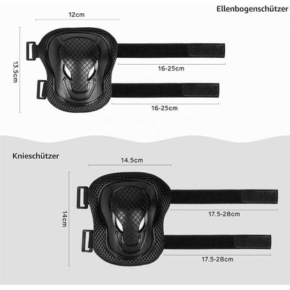 Kinder Skaterhelm Set mit Schutzausrüstung 54-58cm