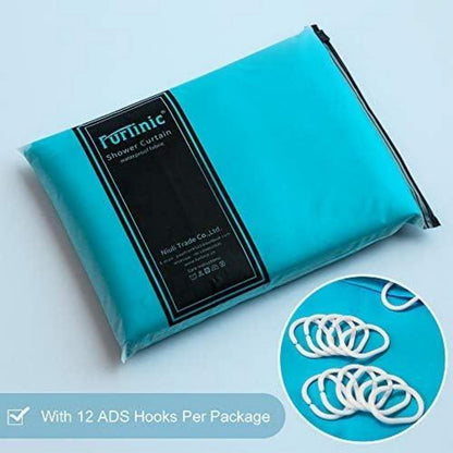 Duschvorhang Textil Anti-schimmel Wasserdicht Aquamarine 120x200cm