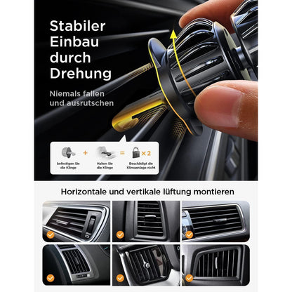 Auto Handyhalterung Schwerkraft – Einhandbedienung für iPhone & Android