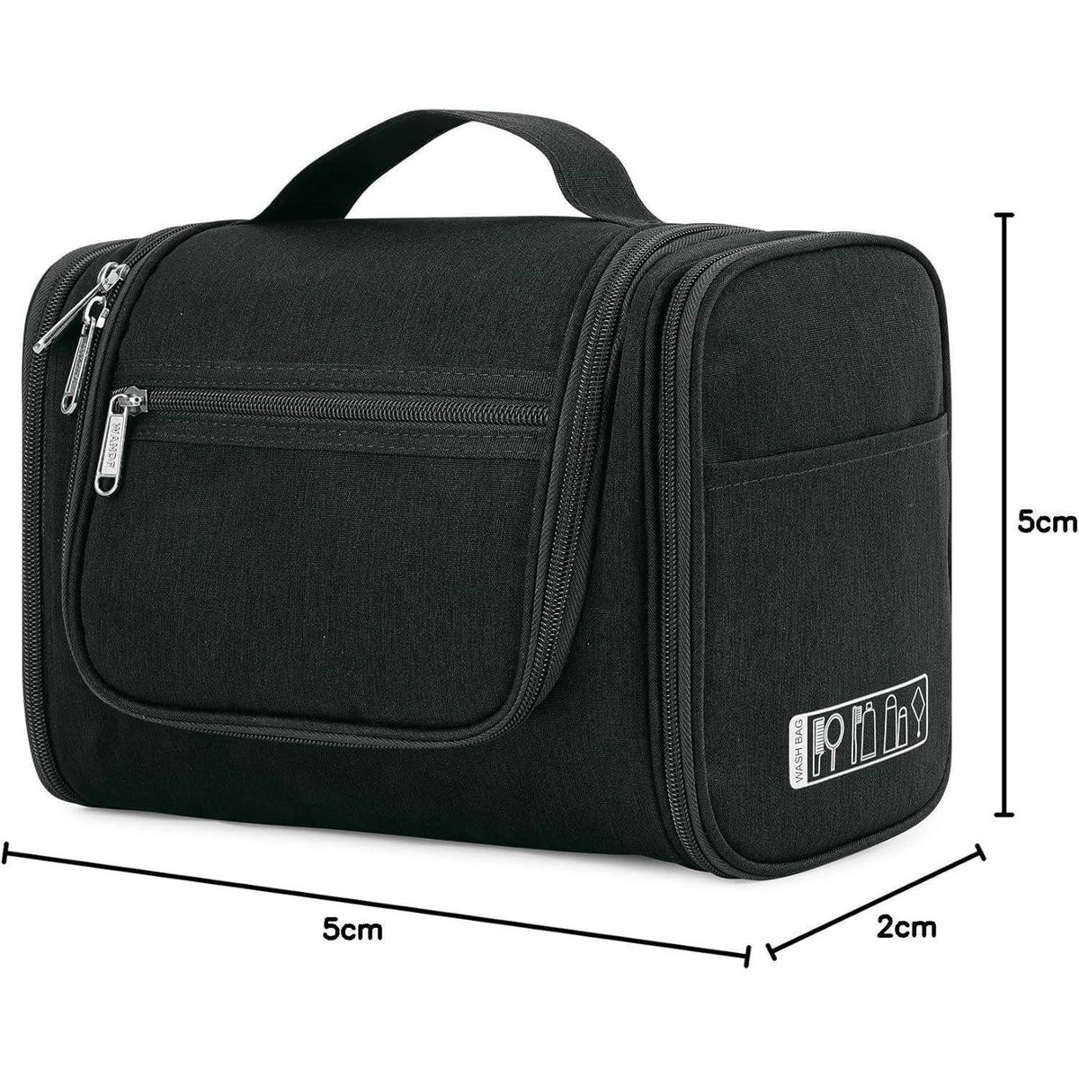 Aufhängbare Kulturtasche Groß mit vielen Fächern für Reisen