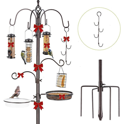 Vogel Futterstation Set mit Ständer – 238cm Höhenverstellbar