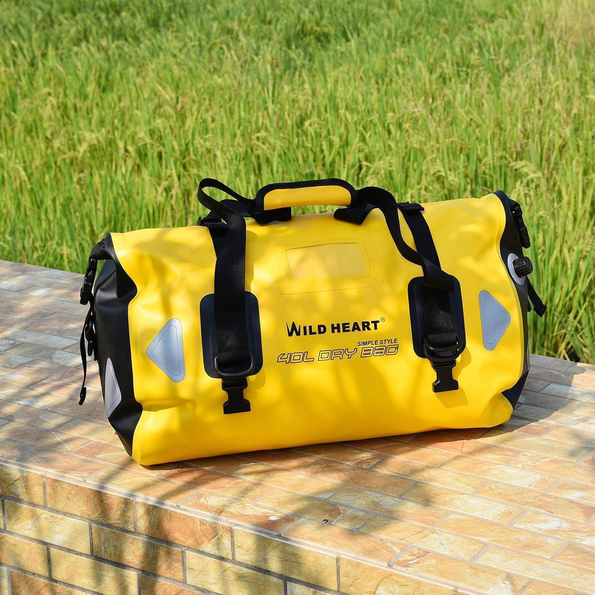 Wasserdichte Reisetasche 100L – Gelb für Boot, Motorrad & Co.