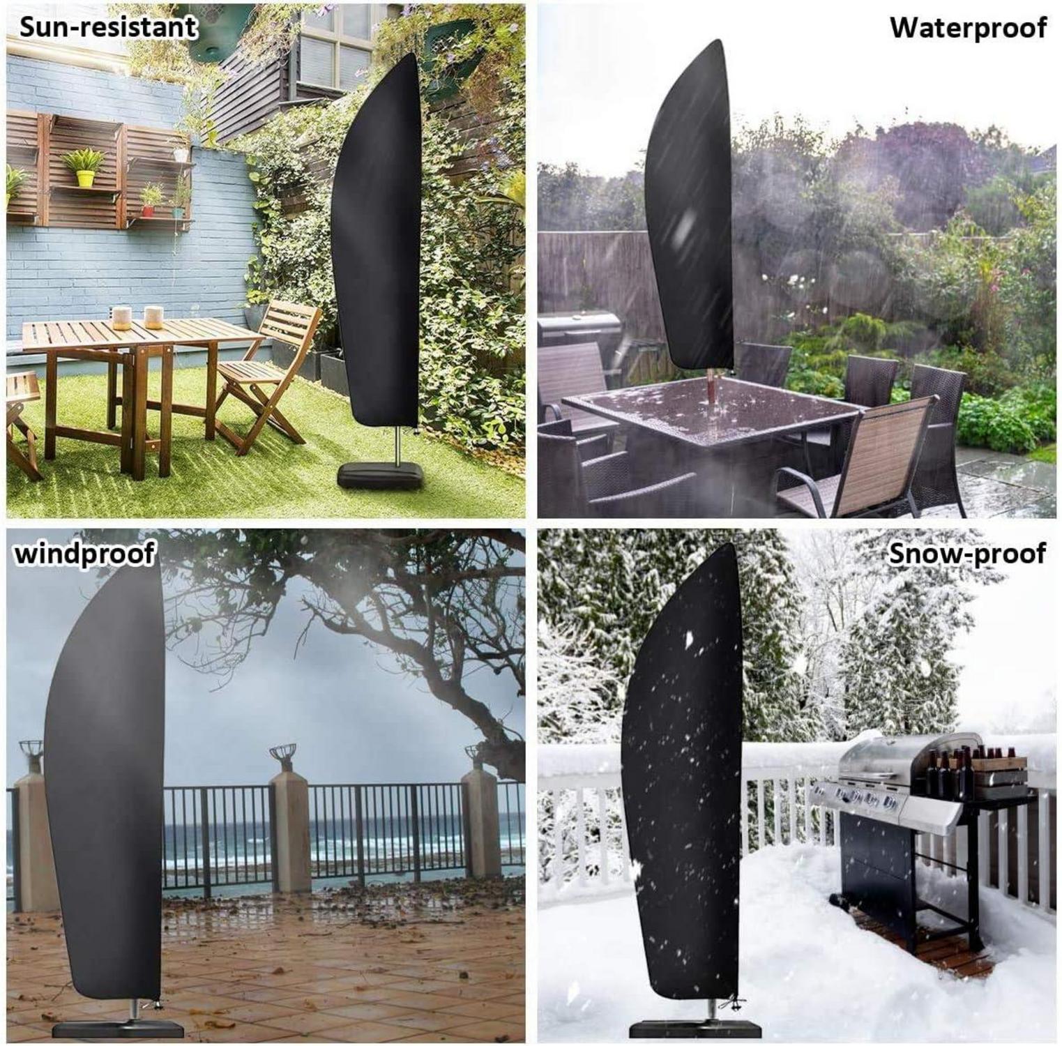 Senders 210D Oxford Sonnenschirm Schutzhülle 265x40/70/50cm UV-besteändig