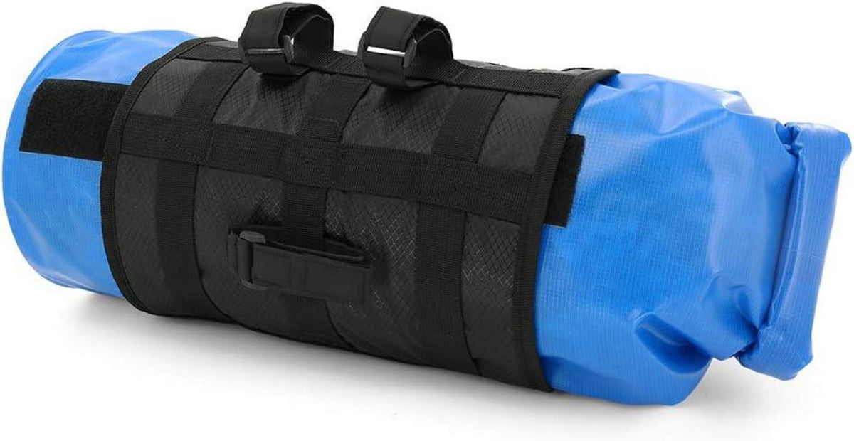 Wasserdichte Fahrrad Lenkertasche mit Rolle, Dry Bag 3L-7L verstellbar