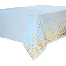 Blau Gold Party Tischdecke für Rechteck