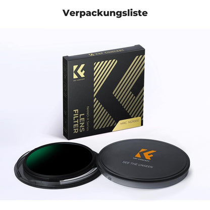 95mm ND1000 Graufilter 10 Blendenstufen für Langzeitbelichtung