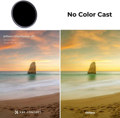 43mm ND1000 Ultra-Slim Glas Graufilter - Farbneutral & Vignettierungsfrei
