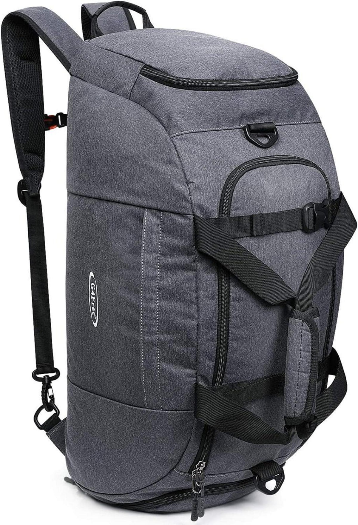 Faltbare 3-Wege-Reisetasche Sporttasche mit Schuhfach 40L