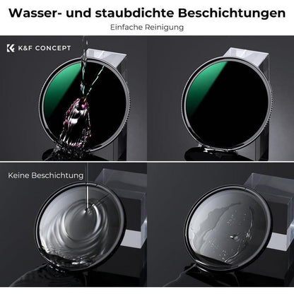 K&F Concept Nano-X 52mm ND1000 Graufilter Slim Neutral