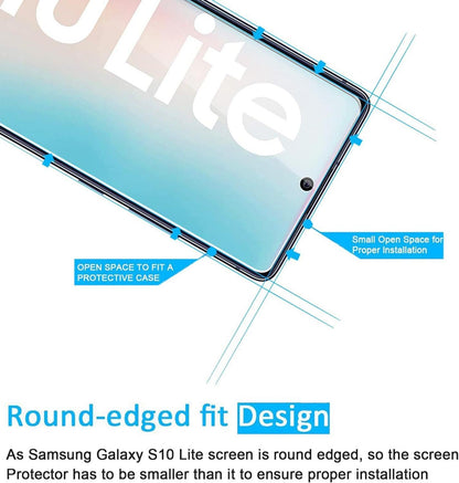 Panzer Schutzglas für Samsung Galaxy S10 Lite, 9H Härte, HD Display