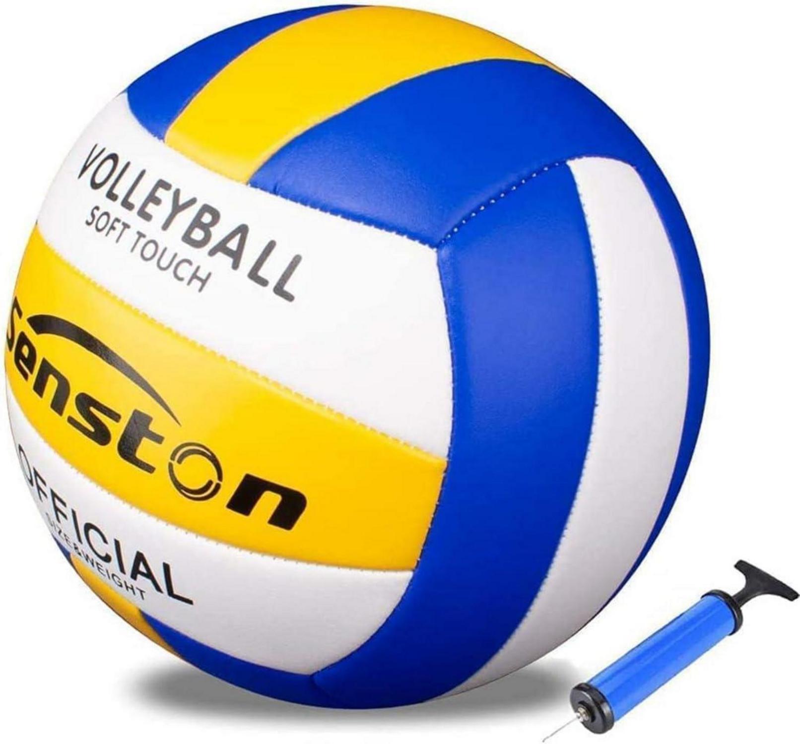 Volleyball Soft Touch Offizielle Größe 5 Wasserfest mit Pumpe