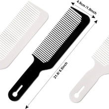 3er Set Schwarze Weiße Rote Clipper Kämme für Frisuren