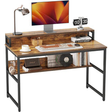 Schreibtisch Computertisch Ablage Bücherregal 120x60x88cm