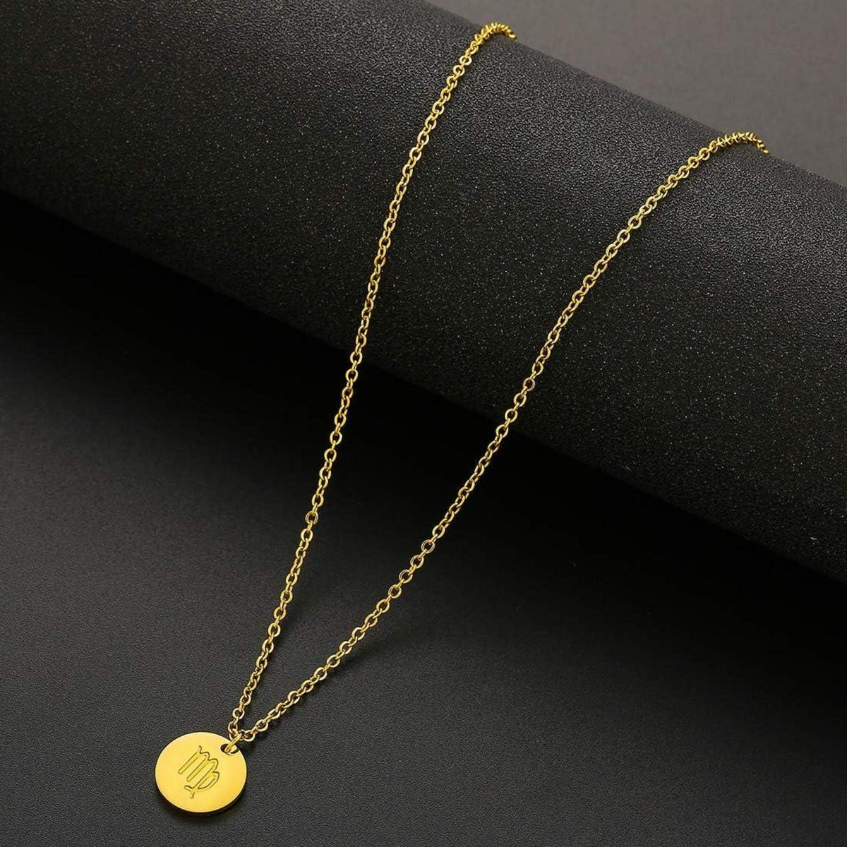 Gold Jungfrau Sternzeichen Kette Damen AFSTALR Geburtstagsgeschenk