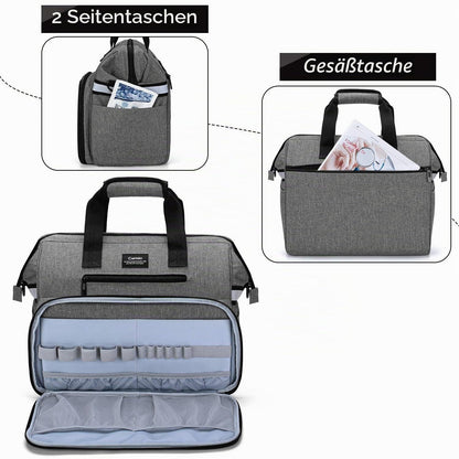 Erste-Hilfe-Tasche Grau – Medizinische Aufbewahrungstasche
