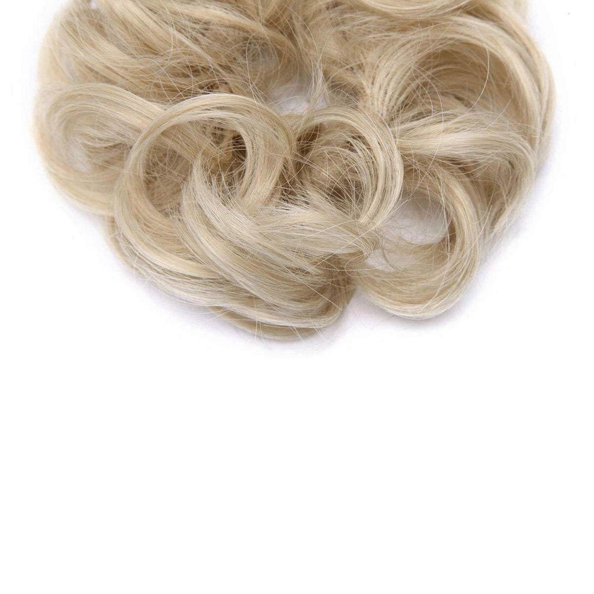 Voluminöses Haarverlängerung Haargummi Aschblond Mix