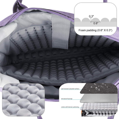Laptoptasche 17.3 Zoll Aktentasche violett für Dell MacBook HP