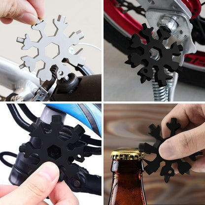 18-in-1 Schneeflocken Multi-Tool – Geschenk für Männer & DIY