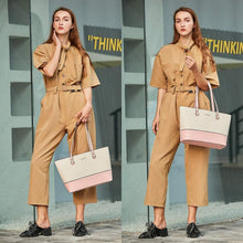 Damen Handtasche Tote Shopper Groß Umhängetasche 4-teiliges