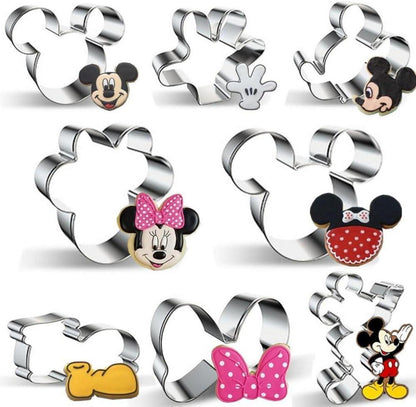 Ausstechformen-Set Mickey-Maus Minnie-Maus Keksausstecher