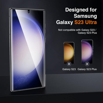 Samsung Galaxy S23 Ultra TPU Schutzfolie mit Panzerfolie und