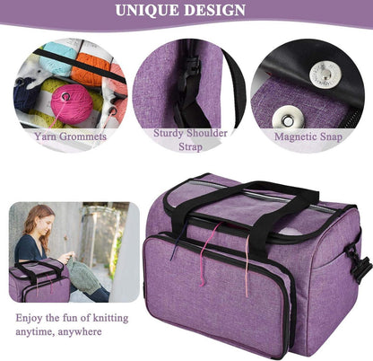 Basteltasche für Stricknadel- und