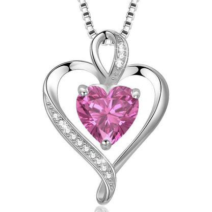 Silber Herz Halskette Damen 925 Sterling Silber Geschenk