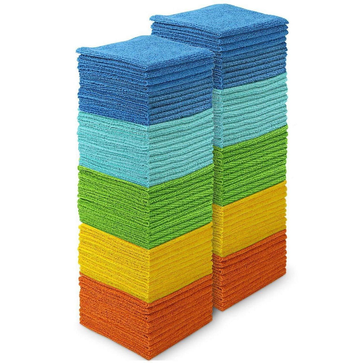 100 Mikrofaser Reinigungstücher 30x30cm – Vielseitig & Fusselfrei
