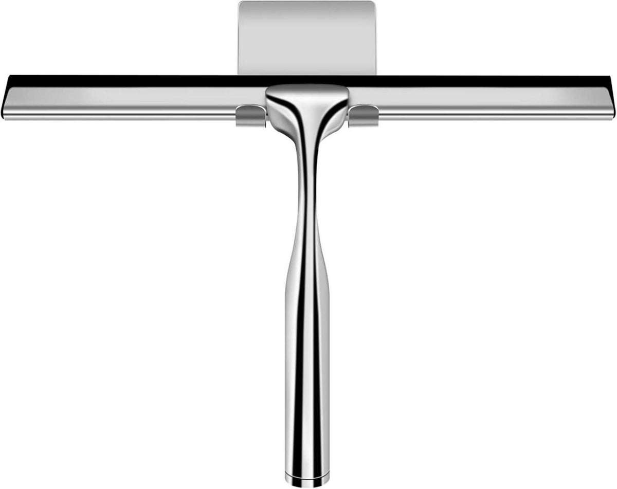 Duschabzieher Fensterabzieher Edelstahl 31cm Ohne Bohren