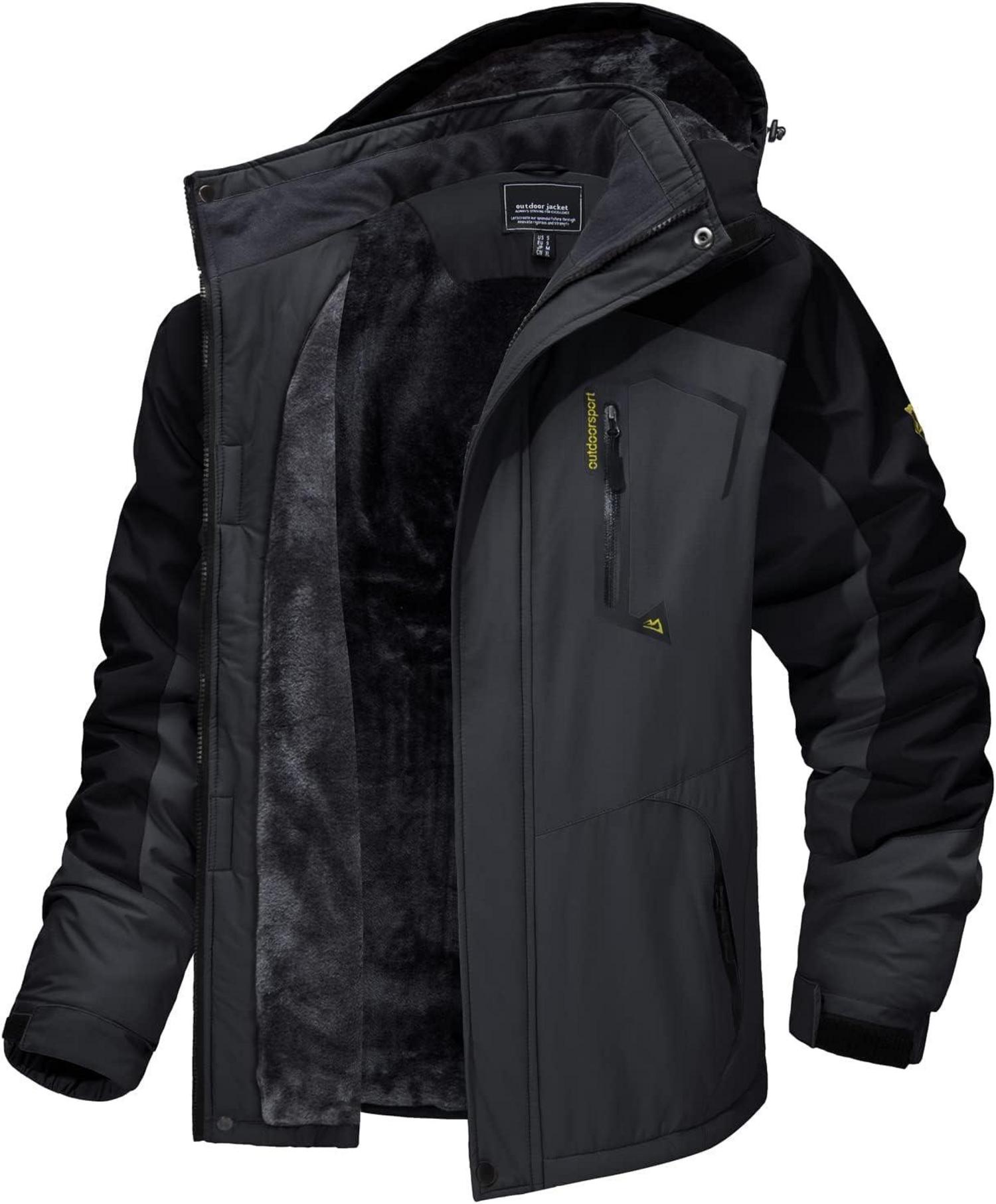 Winter Skijacke Herren Fleece Gefüttert Outdoor Softshelljacke
